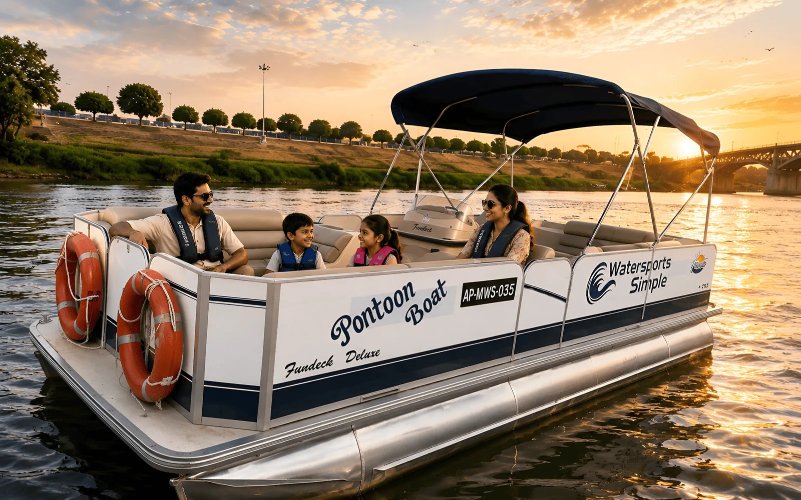 Luxury Pontoon Boat